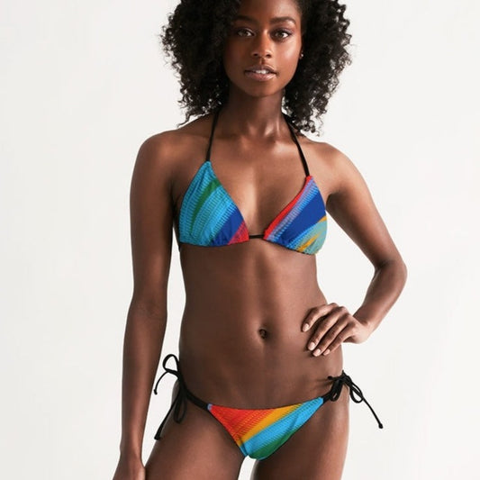 "Umulilo" Blue String Bikini